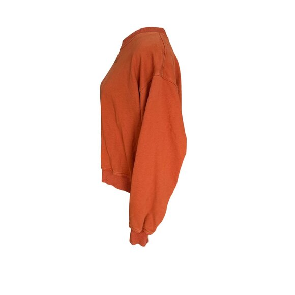 Hervé Orange Sweatshirt Crewneck Cotton Womens Size M - Picture 4 of 7